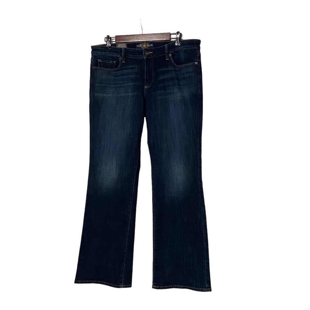 Lucky Brand Jeans Womens 14 Sweet Boot Cut Relaxed Fit Mid Rise Ankle Blue
